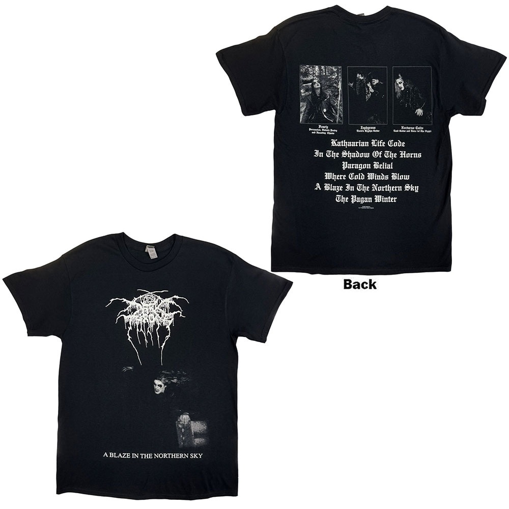 Darkthrone - A Blaze In The Northern Sky Heren Tshirt - Zwart